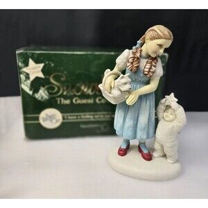 Dept 56 Wizard of Oz Snowbabies Dorothy & Toto Figurine w/ Box 1998 Vintage 9"